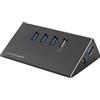 LC-POWER LC-HUB-2B-4 USB-Hub LC-Power 3x USB 3.0 + 1xLadefunktion LC-HUB-ALU-2B-4
