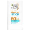 Garnier Ambre Solaire Super UV SPF50+ Protezione Solare Stick 18 g