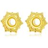 Lieson 2 Pezzi Plug Dilatatore Orecchio, Dilatatori Orecchio Acciaio Chirurgico Fiore Vintage Dilatatori Orecchini 10mm Piercing Gioiello