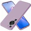 EASSGU Custodia per HUAWEI P60 / HUAWEI P60 Pro (6.67 Inches), Cover Morbida in Silicone TPU - Erba Viola
