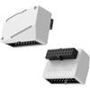 EZDIY-FAB Adattatore angolare USB 3.2 Gen 1 19 pin, 90 gradi, scheda madre USB 3.0, adattatore per intestazione interna, 19 pin, 20 pin, convertitore maschio a femmina per frontale USB-A, bianco
