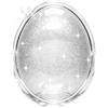 GIOPUEY Cover Compatibile con Tamagotchi PS/ID L, Alta Trasparenza Custodia, Materiale PC Rigido Case，Nessun Ingiallimento, Nessuno Sbiadimento - Transparent Bling