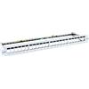 InLine 21142 Patch Panel Cat.6A 24 Porte, Snap-in Keystone, Senza Frutti, 48.26 cm, 19, 1He, Nero