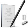 Arsandyn Penna per reMarkable 2/1, Penna EMR Magnetica Compatibile con Kindle Scribe, BOOX, Wacom One e Tablet Samsung Galaxy Tab, Senza Batteria né Ricarica, 4096 Livelli di Pressione, Rifiuto del Palmo, Puls