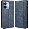 MOJIA Cover per Xiaomi Redmi Note 17 4G/ 5G, PU Custodia Antiurto Resistente ai Graffi, Custodia Flip Portafoglio per Telefono con Supporto e Slot per Schede. Blu