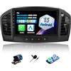 OiLiehu 4+64G Android 13 Autoradio 2 Din CarPlay Android Auto per Opel Insignia 2008-2013/Buick Regal 2009-2013 Autoradio con Schermo 9 Pollici con Mirror Link Bluetooth FM RDS GPS WiFi SWC EQ