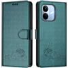 MOJIA Cover per Xiaomi Redmi Note 17 Pro 5G, Custodia Portafoglio in Pelle PU Premium, Custodia a Libro per Telefono con Porta Carte Con Funzione Antifurto RFID. Verde scuro
