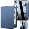 DMLuna Custodia Magnetica Rimovibile per Tolino Shine Color/Shine 5/4 e Kobo Clara Colour/BW/2E, Protezione Antiurto in TPU, Auto Sleep/Wake, Ultraleggera, Vestibilità Perfetta, Blu