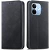 MOJIA Cover per Xiaomi Redmi Note 17 Pro 5G, Custodia Folio Portafoglio in Pelle PU [chiusura magnetica], Case a Libro con Guscio Interno in TPU, Supporto per Carte.. Nero