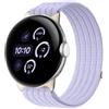 GIOPUEY Cinturini Compatibile con Google Pixel Watch 4/3/2/1 41mm 45mm, Cinturino in Morbido Nylon Intrecciato [Unisex] [Traspirante] - Lightpurple