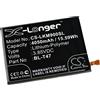 akku-net Batteria per smartphone, cellulare LG Velvet, 4G, 5G, 3,85V, polimeri di litio