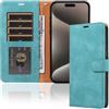 GoodcAcy Collection per Cover Xiaomi 12 Lite - Custodia a Libro in Pelle con Slot per Carte [Blocco RFID] Antiurto [Cavalletto] Portafoglio per Cover Xiaomi 12 Lite-verde