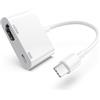 Hatuge Adattatore USB C a HDMI 4K a 60Hz per iPhone 15/16, convertitore AV digitale certificato MFi con PD da 100 W per MacBook Pro/Air, iPad Pro, iMac, Galaxy S25/S24 e altri