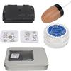 Agatige Mini auricolare wireless GSM, connessione telefonica automatica auricolare GSM portatile A808 auricolare nascosto nell'orecchio auricolare wireless senza amplificatore, durata