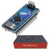 AZDelivery 1 x AZ-Nano V3 con connettore USB-C con Atmega328 CH340 già saldata, versione migliorata incluso e-book!