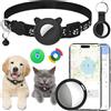 CQGQZYH Collare GPS Gatto, GPS per Cani Senza Abbonamento con iOS e Android Air (Nero)