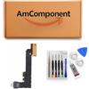 AmComponent - DOCK di ricambio per IPAD AIR 4 A2316 A2324 A2325 silver CONNETTORE CARICA RICARICA USB FLAT | Componente di ricambio con prestazioni a lunga durata con il dispositivo