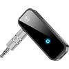 TFUFR Ricevitore trasmettitore Bluetooth 5.0 Adattatore audio Bluetooth 3.5mm Adattatore audio Bluetooth 2-in-1 Wireless portatile 3.5mm Aux Audio Kit adattatore Chiamate a mani libere per auto Home Audio