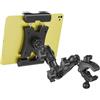 OHLPRO Supporto per tablet per microfono, regolabile a 360°, per iPad e cellulare, con morsetto (5-13 pollici), supporto universale per treppiede, scrivania, leggio per iPad Pro Air