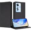 GoodcAcy Cover per Oppo Reno 11F 5G, Custodia Flip Pelle Leather Portafoglio Magnetica Libro [Slot Schede], Silicone TPU Bumper Wallet Supporto Cover, Antiurto [Kickstand] (Nero)