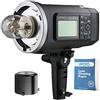 GODOX AD600BM Flash Speedlite Esterno, 600Ws GN87 TTL Strobe Studio | Supporta HSS 1/8000s, Sistema X Wireless 2,4GHz, 0,01-2,5s Tempo di Riciclo, con Batteria al Litio 8940mAh