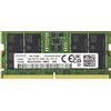 Samsung 16GB DDR5, 5600 MHz, PC5-44800, CL46, SODIMM 1Rx8, grado singolo 1.1 V 262 pin Memoria RAM per laptop M425R2GA3BB0-CWM