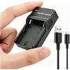 ＲＵＥＩＵＲＩ Caricatore USB NB-5L, caricatore di ricambio compatibile con batteria Canon NB-5L, adatto per fotocamera digitale PowerShot S100 S110 SD700 SD800 SX200 IS SX210 IS SX220 HS SX230 HS
