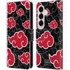 Head Case Designs Licenza Ufficiale Naruto Shippuden Akatsuki Iconico Custodia Portafoglio in Pelle Compatibile con Samsung Galaxy S26