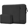 MOSISO Custodia per Laptop Compatibile con MacBook Pro 14 pollici Pro/Max | per M5 M4 M3 M2 M1 2026-2021, Borsa Protettiva 360° con Tasca Verticale & Piccola Custodia, Nero