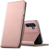 Verco Custodia per cellulare Samsung Galaxy A35 5G, custodia a portafoglio premium per Samsung A35 5G [magnete integrato] Custodia a libro in pelle PU, oro rosa