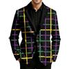Generico Giacca Paillettes Uomo con Brillantini,Giacca da Carnevale in Velluto a Coste,Blazer Glitter Elegante Slim Fit,Da Uomo Sequin Jacket,Costume da Blazer,Steampunk Smoking,per Feste Il Tempo Libero
