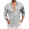 YOSUWOAI Camicia Uomo con Paillettes Anni 70, Manica Lunga, Stampa 3D, Camicia Scintillante per Disco, Party, Top da Notte, Camicia da Club, Slim Fit, Camicia a Bottoni, Camicia Traspirante, Camicia