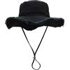 SJTJSPX Cappello da sole da donna da uomo, cappello anti UV UPF 50+ estate cappello a secchiello pieghevole cappello da pescatore a tesa larga berretto visiera capelina spiaggia cappello giungla