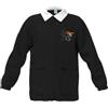 Siggi Group Casacca Bambino Divisa Scuola Primaria, Colore Nero, Ricamo Skateboard, Colletto Nero