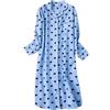 Generico Camicia da Notte Donna Invernale in Pile Larga E Morbida Perfetta per Taglie Forti E Il Relax Casalingo Nightdress Invernale Donna Calda