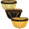SUKREW - Intimo da Uomo Slips - Tanga Multipack Gleaming Gold + Trophy Black + Bronze - Taglia M