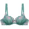 YAMAMAY - Reggiseno Balconcino con Ferretto, Verde Salvia, Linea Selene, Donna, 2C