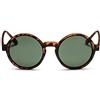 CHPO Unisex - Adulto Sam Occhiali da sole, Marrone (Turtle Brown/Green), 46