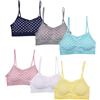 POWER FLOWER Reggiseni Sportivi da Corsa per Ragazze Senza Cuciture con Cuscinetti Rimovibili Reggiseno Sportivo per Ragazze Multicolore con Spalline per 8-14 Anni