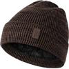 Wmcaps Berretto da Uomo e Donna Invernale Caldo Cappello di Lana Morbida Elastica con Polsino e Fodera Spessa e Calda, Marrone/Nero