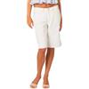 Owegvia Jorts Y2k Pantaloncini da Donna in Denim Lunghezza al Ginocchio a Vita Alta Larghi Pantaloncini in Jeans Bermuda a Gamba Dritta Pantaloncini da Carpentiere, bianco, S
