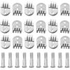 VICASKY Kit Riparazione Cerniere Occhiali 10 Set Metallo per Montature Plastica e Occhiali da Sole, Accessori Sostituzione Portatile per Riparazioni Casa e Viaggio