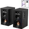 ULTIMEA Diffusori da scaffale attivi a 3 vie, 70W RMS, woofer 5,25", app,