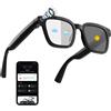 GenXenon Smart Glasses con Fotocamera, Occhiali con Fotocamera 8 MP