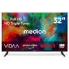 MEDION Televisore 80 cm (32 pollici) Full HD (Smart TV, VIDAA Store,