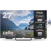 Cello Ctrav-27TZF TV/DVD Smart 27" 12V con Tizen OS di Samsung,