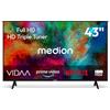 MEDION TV Full HD 108 cm (43 pollici) (Smart TV, VIDAA Store, Prime