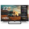 Cello CTRAV-22TZ Smart TV 22" 12V per camper e barca, Tizen OS di