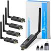 Moman Kit Trasmettitore e Ricevitore HDMI Wireless Moman, 1 Trasmettitore + 4