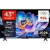 TCL 43V6D 43 pollici, 4K UHD, Smart TV, Fire TV, HDR10+, Dolby Atmos,